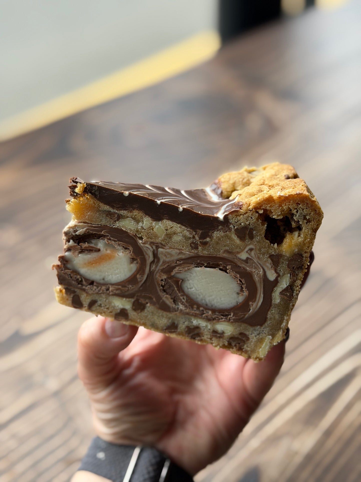 Creme Egg Cookie Pie