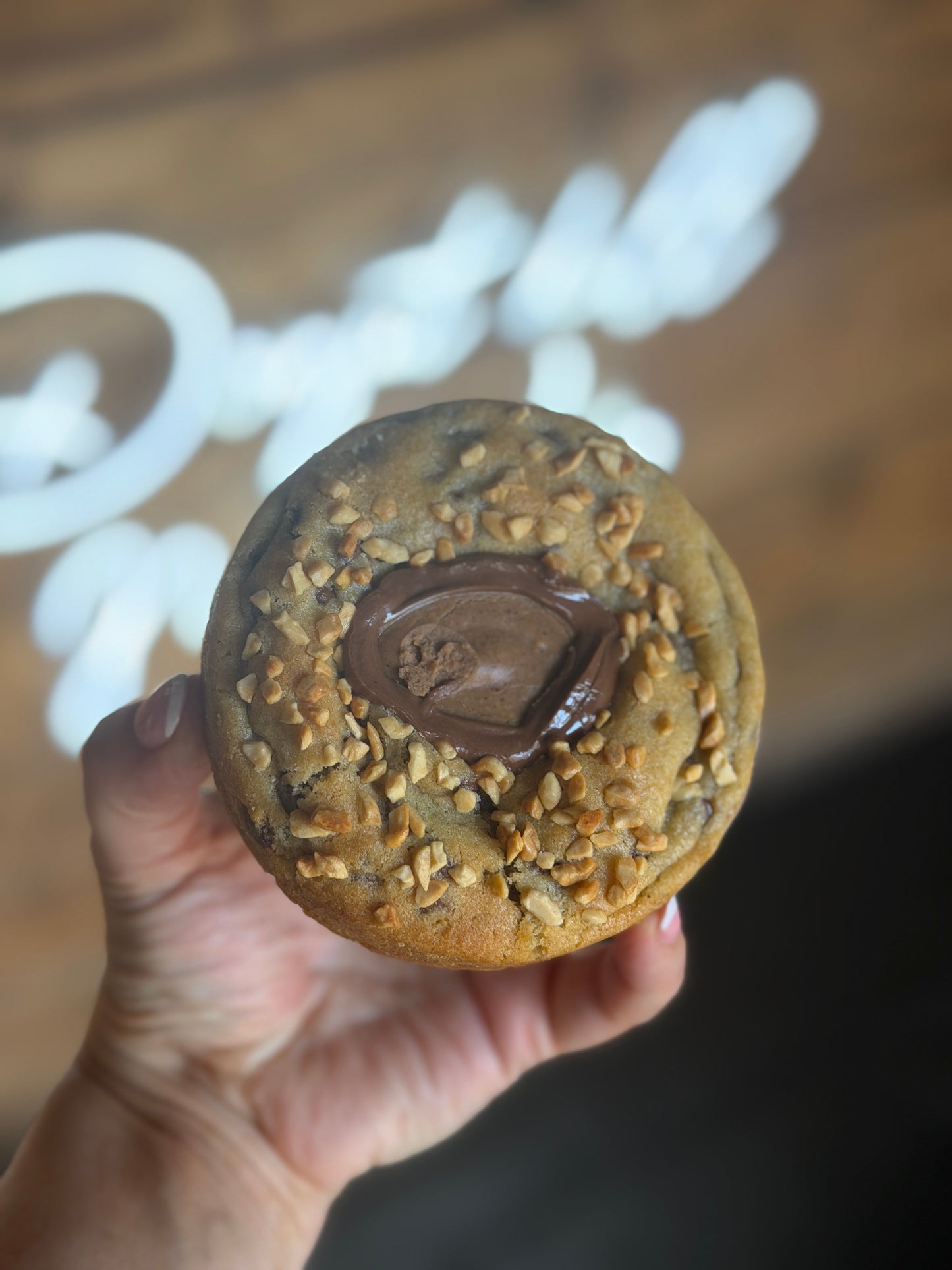 Peanut Butter Stuffed Cookie