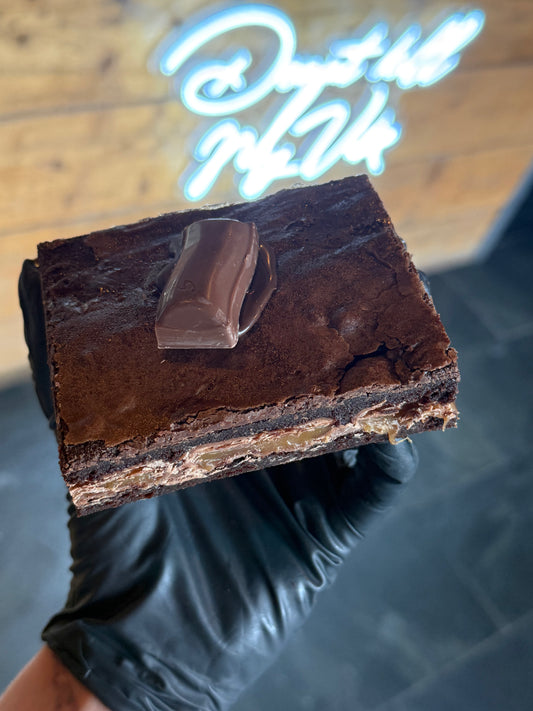 Galaxy Caramel Layered Brownie