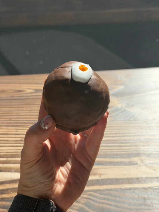 Creme Egg Brownie Bombs