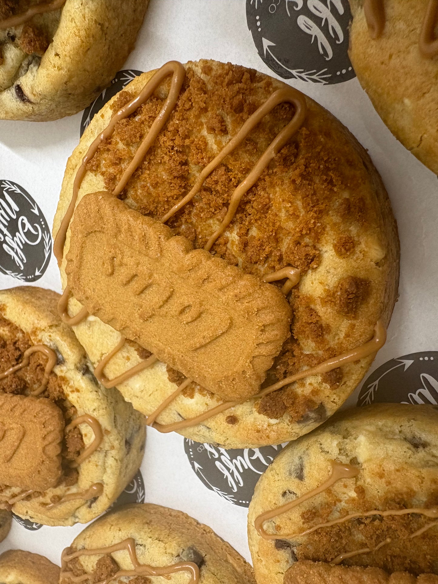 Biscoff Stuffed Cookie